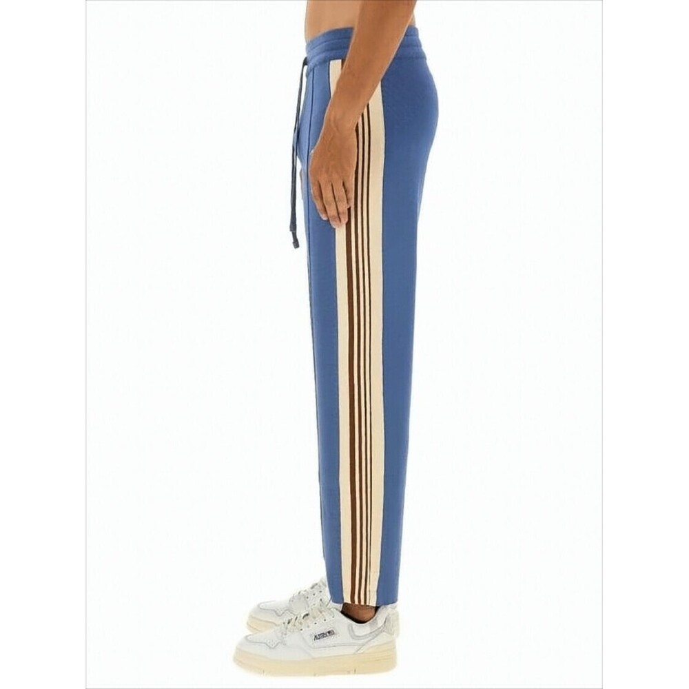 AUTRY Relaxed Fit Training Pants with Contrasting Side Stripes